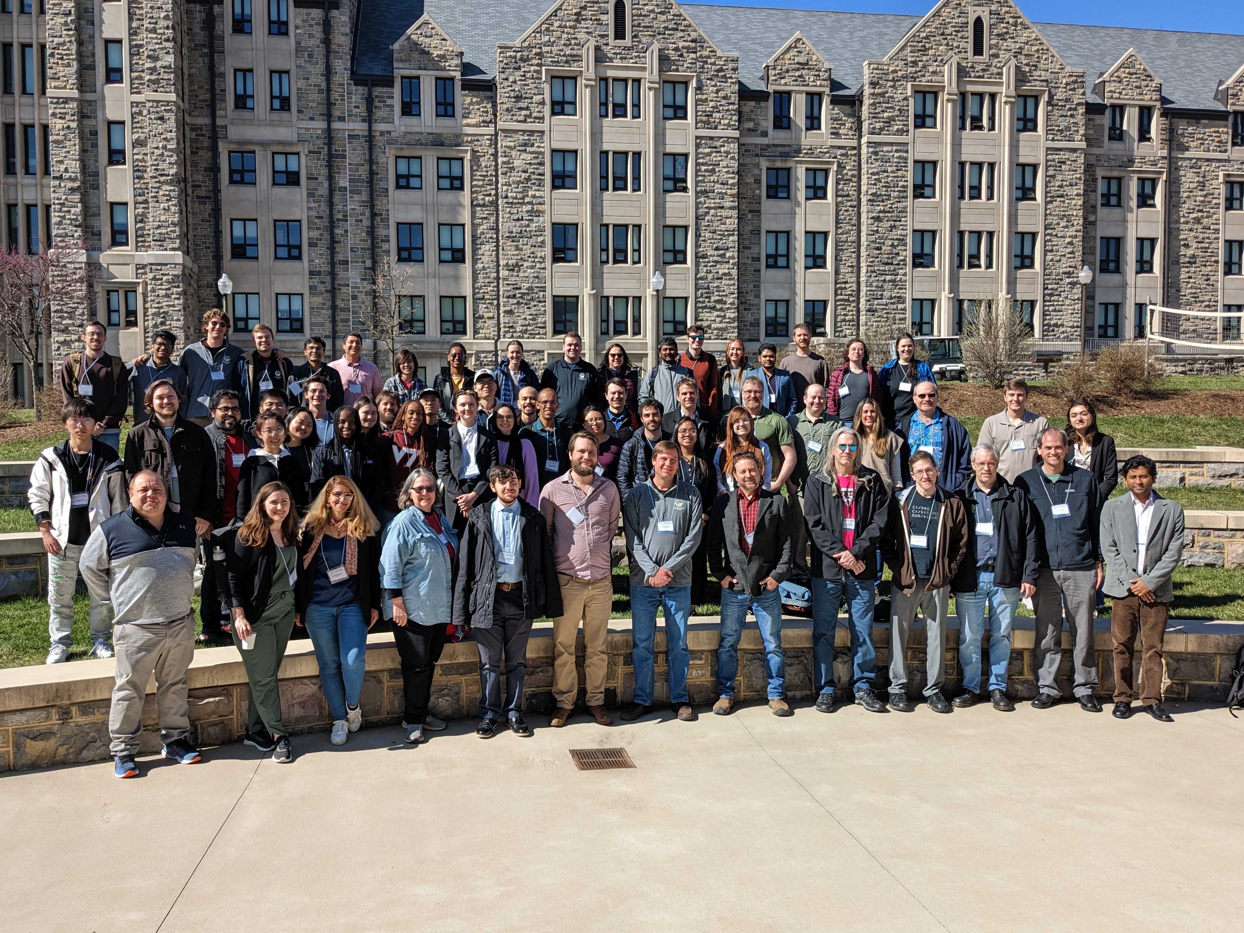 Group photo of IEEE VR 2023 @ VT attendees